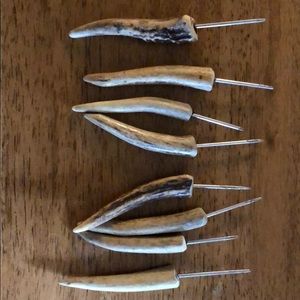 Dear antler corn holders